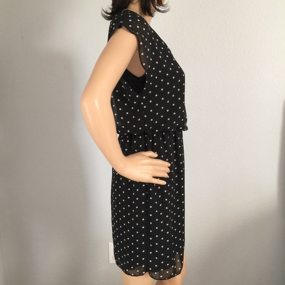 Polka-Dots Sheer Dress - Picture 4 of 8